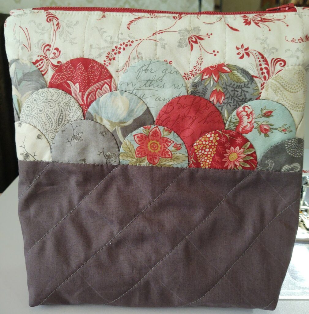 English Paper Piecing Clamshell Project