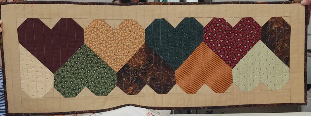 I Love to Quilt Table Runner